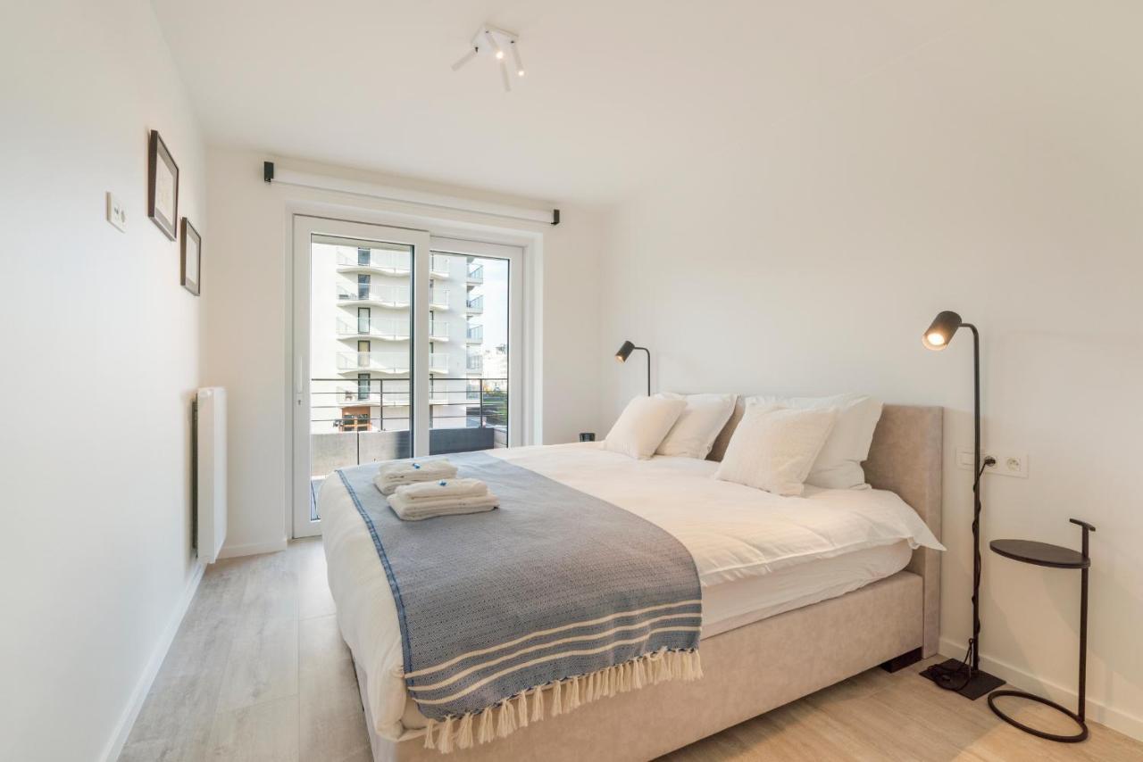 The Waves-Luxurious 3Bedroom App W Big Terrace & Garage أوستيند المظهر الخارجي الصورة